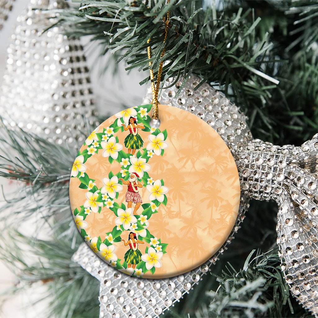 Aloha Hawaii Chilly Christmas Ceramic Ornament Tropical Vibes LT05 - Polynesian Pride