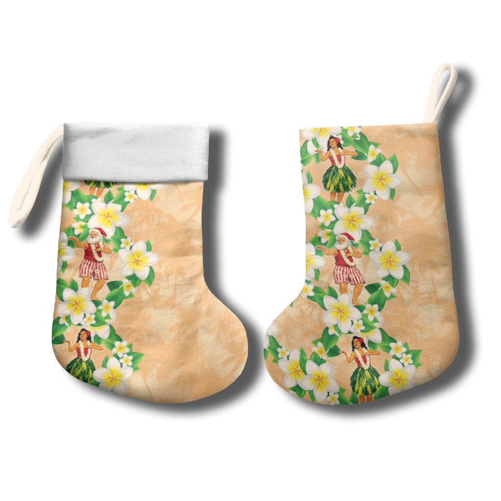 Aloha Hawaii Chilly Christmas Stocking Tropical Vibes LT05 - Polynesian Pride