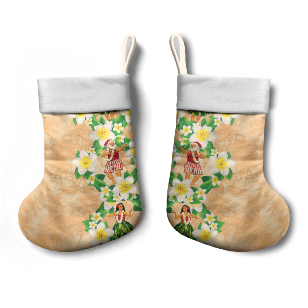 Aloha Hawaii Chilly Christmas Stocking Tropical Vibes LT05 - Polynesian Pride