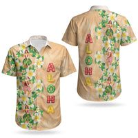 Aloha Hawaii Chilly Christmas Couples Matching Tank Maxi Dress and Hawaiian Shirt Tropical Vibes