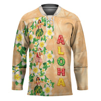 Aloha Hawaii Chilly Christmas Hockey Jersey Tropical Vibes