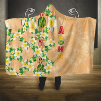 Aloha Hawaii Chilly Christmas Hooded Blanket Tropical Vibes