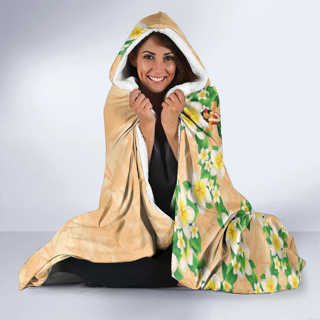 Aloha Hawaii Chilly Christmas Hooded Blanket Tropical Vibes