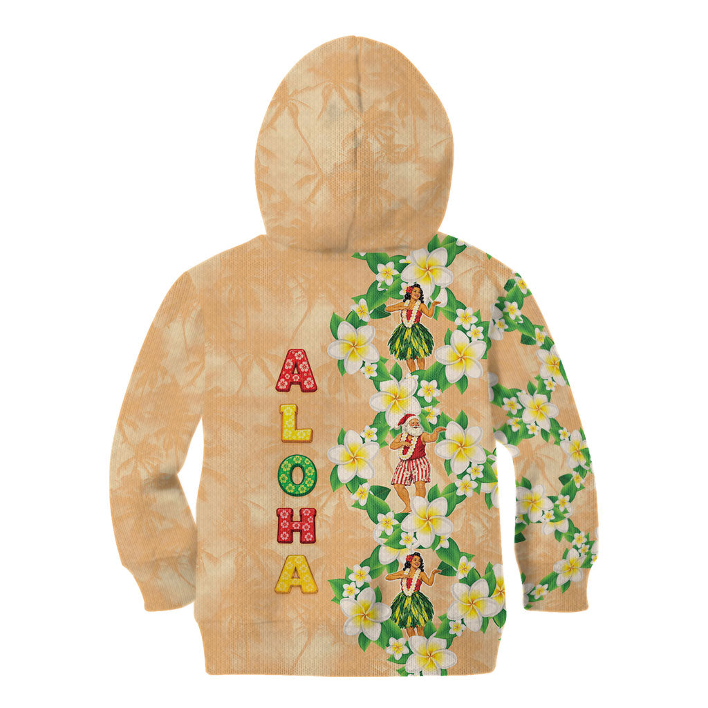 Aloha Hawaii Chilly Christmas Kid Hoodie Tropical Vibes