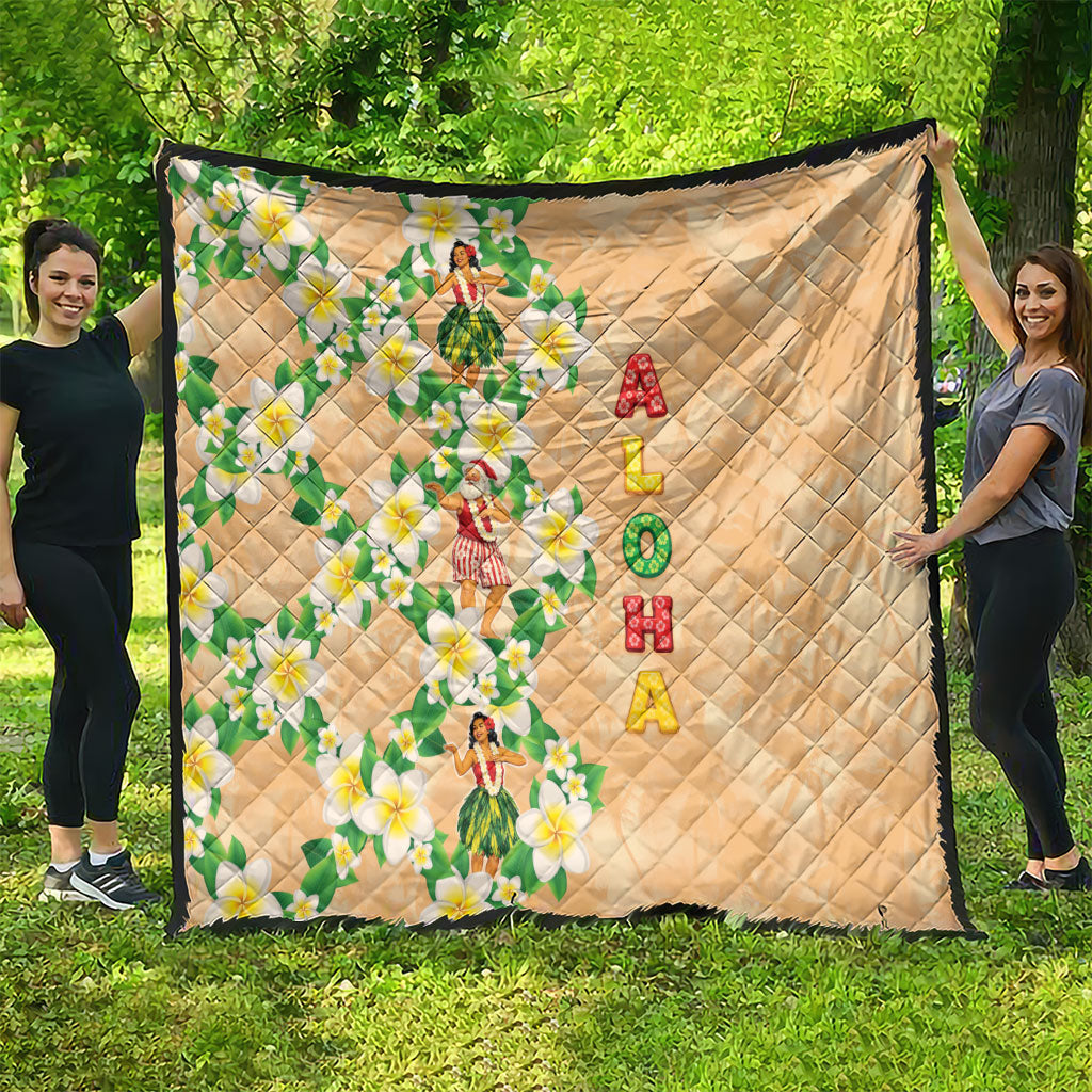 Aloha Hawaii Chilly Christmas Quilt Tropical Vibes