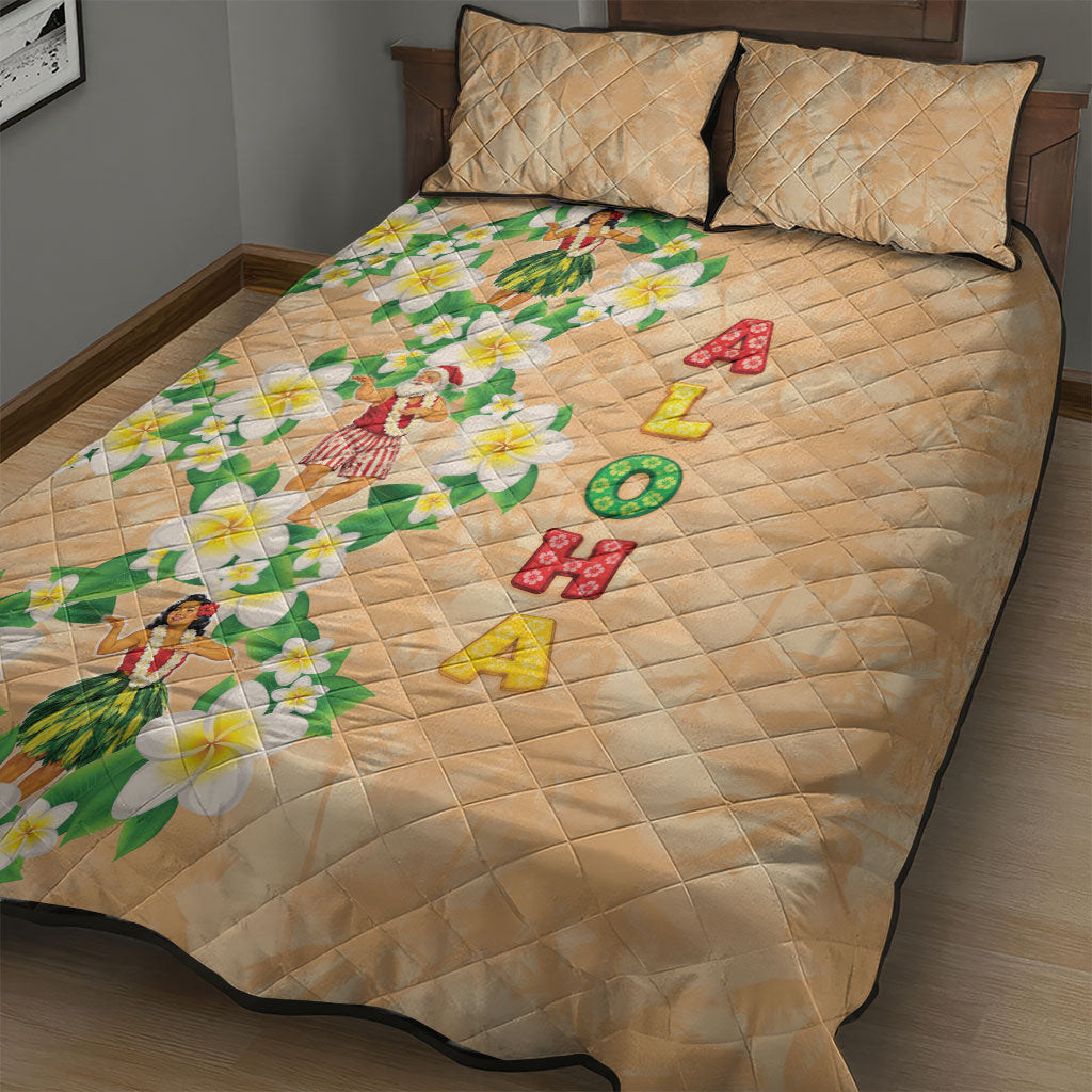 Aloha Hawaii Chilly Christmas Quilt Bed Set Tropical Vibes LT05 - Polynesian Pride