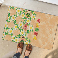 Aloha Hawaii Chilly Christmas Rubber Doormat Tropical Vibes LT05 - Polynesian Pride