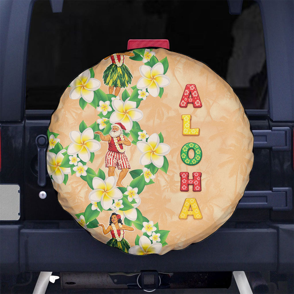 Aloha Hawaii Chilly Christmas Spare Tire Cover Tropical Vibes