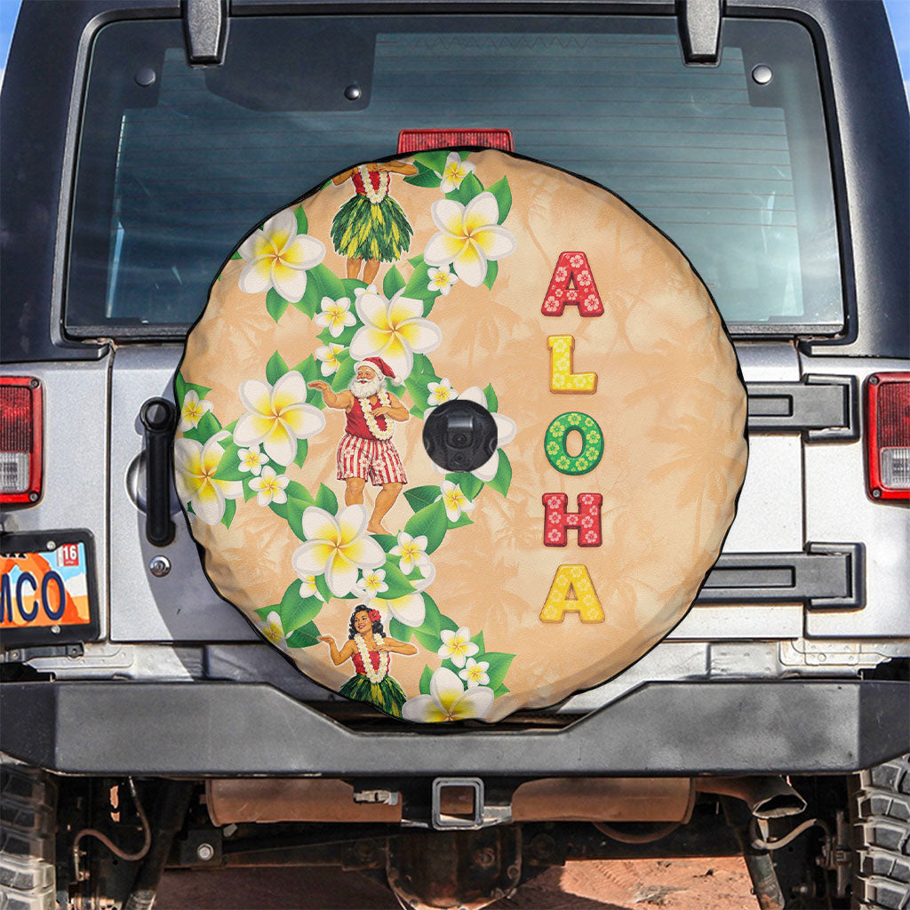Aloha Hawaii Chilly Christmas Spare Tire Cover Tropical Vibes