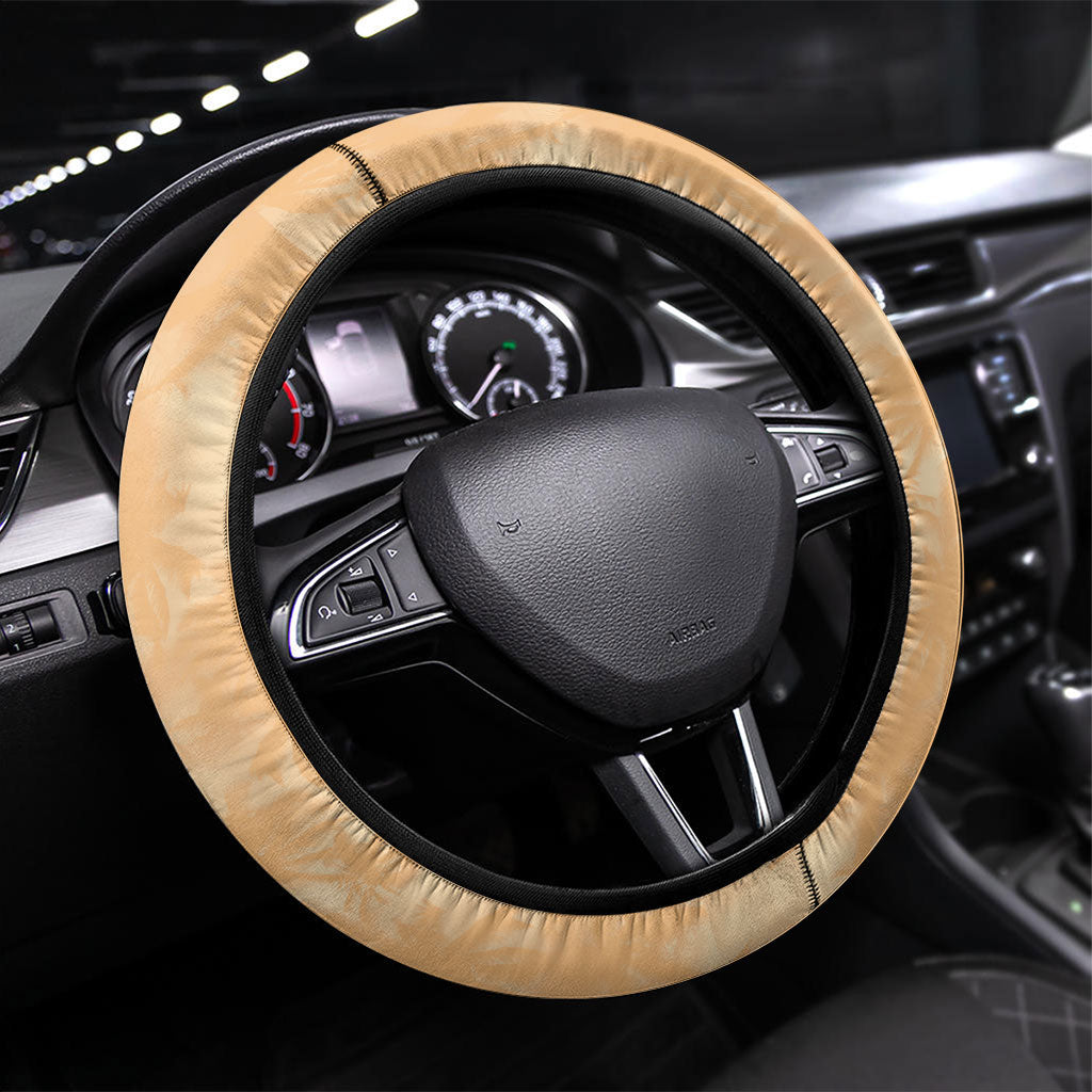 Aloha Hawaii Chilly Christmas Steering Wheel Cover Tropical Vibes