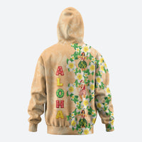 Aloha Hawaii Chilly Christmas Zip Hoodie Tropical Vibes LT05 - Polynesian Pride