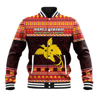 Papua New Guinea Christmas Baseball Jacket Santa Raggiana