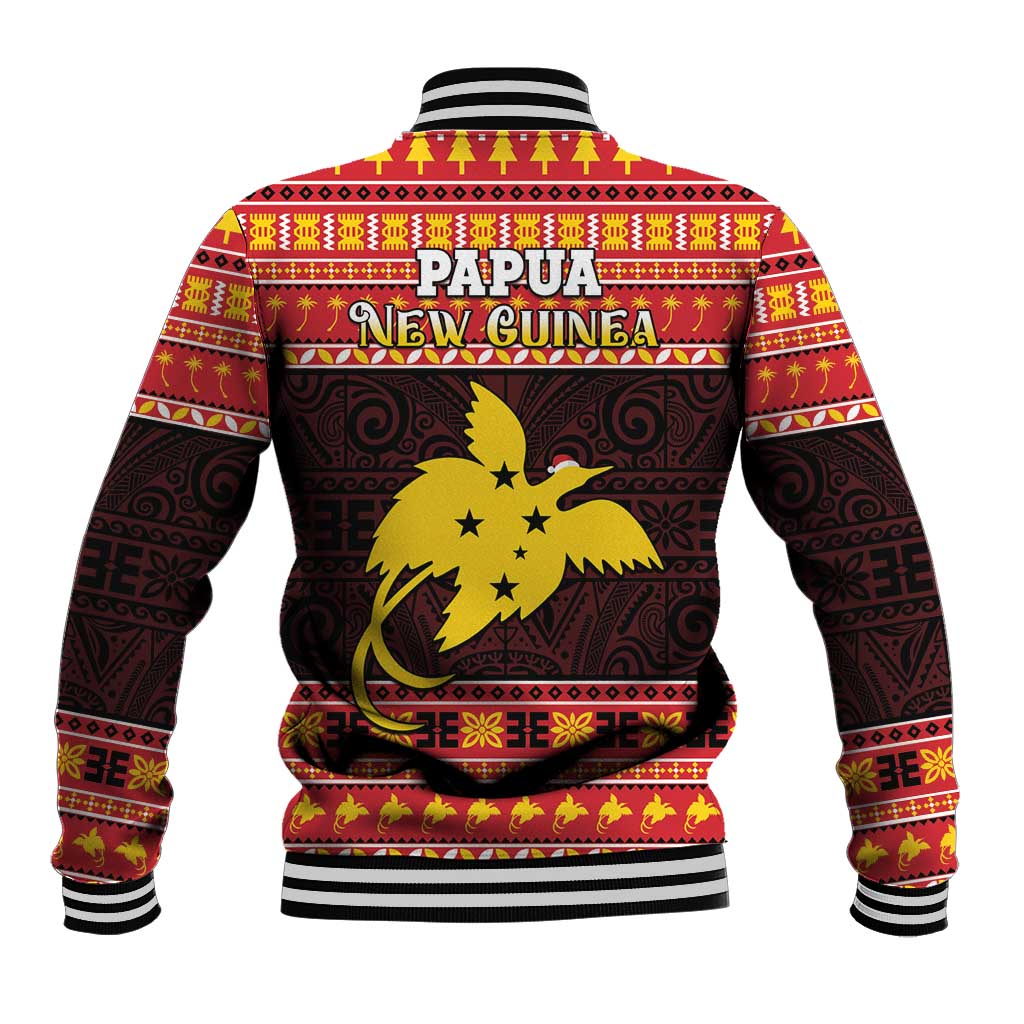 Papua New Guinea Christmas Baseball Jacket Santa Raggiana