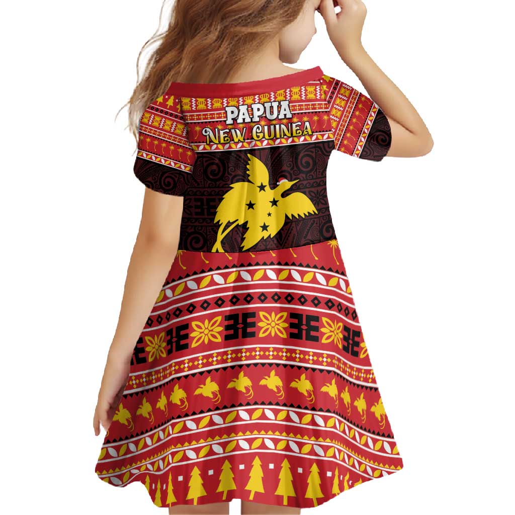 Papua New Guinea Christmas Family Matching Long Sleeve Bodycon Dress and Hawaiian Shirt Santa Raggiana LT05 - Polynesian Pride