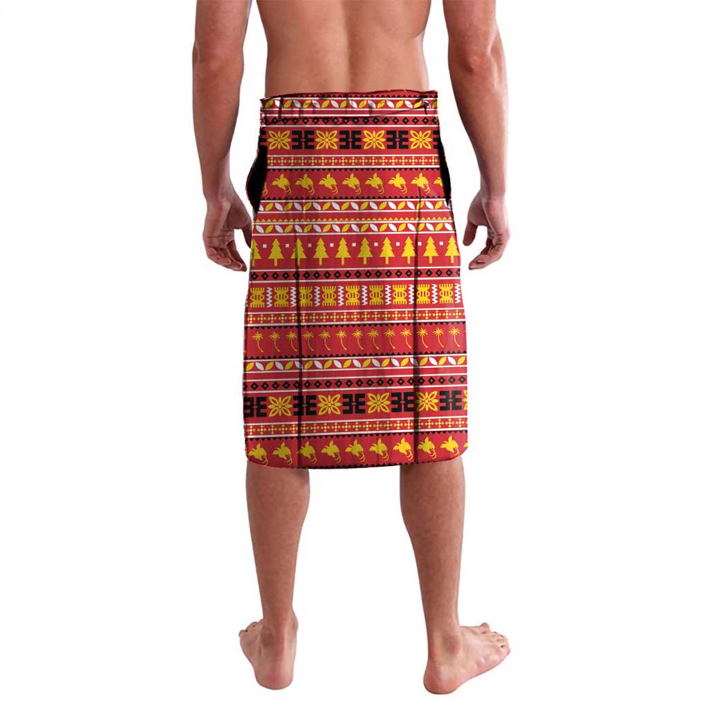 Papua New Guinea Christmas Lavalava Santa Raggiana