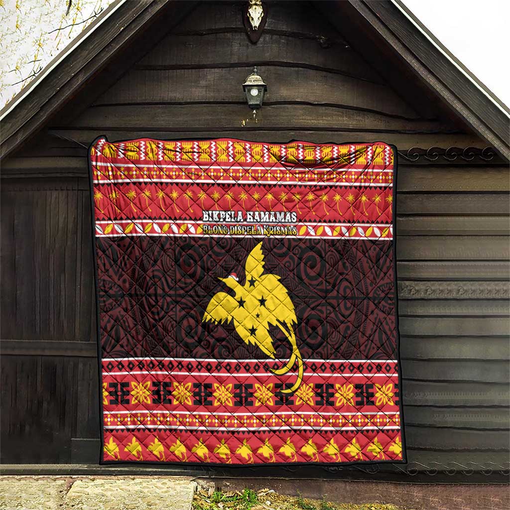 Papua New Guinea Christmas Quilt Santa Raggiana