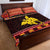 Papua New Guinea Christmas Quilt Bed Set Santa Raggiana