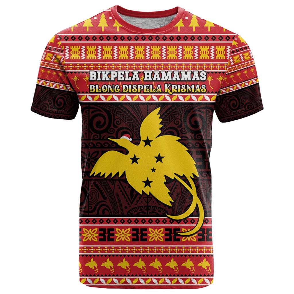 Papua New Guinea Christmas T Shirt Santa Raggiana