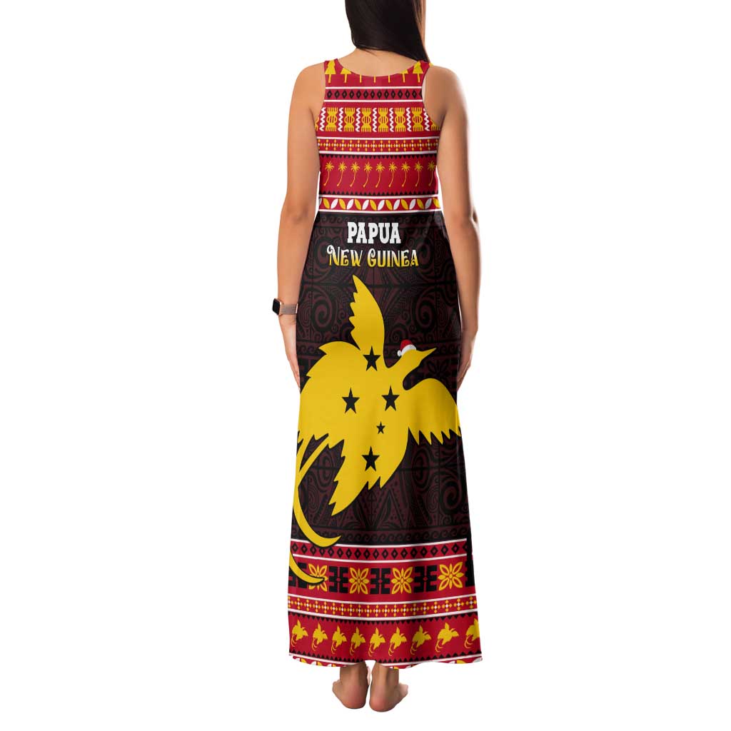 Papua New Guinea Christmas Tank Maxi Dress Santa Raggiana