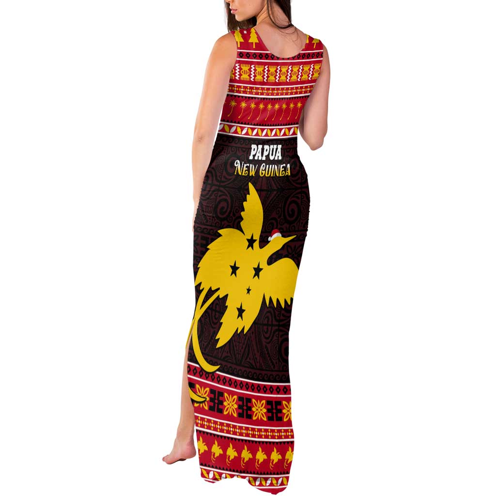 Papua New Guinea Christmas Tank Maxi Dress Santa Raggiana