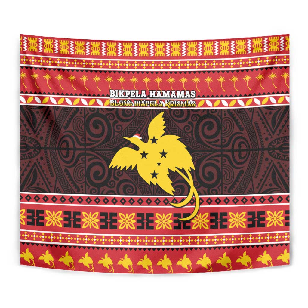 Papua New Guinea Christmas Tapestry Santa Raggiana