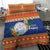 Marshall Islands Christmas Bedding Set Marshallese Seal Meddi Kirijmoj