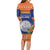 Marshall Islands Christmas Family Matching Long Sleeve Bodycon Dress and Hawaiian Shirt Marshallese Seal Meddi Kirijmoj