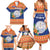 Marshall Islands Christmas Family Matching Summer Maxi Dress and Hawaiian Shirt Marshallese Seal Meddi Kirijmoj