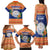 Marshall Islands Christmas Family Matching Tank Maxi Dress and Hawaiian Shirt Marshallese Seal Meddi Kirijmoj