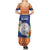 Marshall Islands Christmas Summer Maxi Dress Marshallese Seal Meddi Kirijmoj