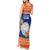 Marshall Islands Christmas Tank Maxi Dress Marshallese Seal Meddi Kirijmoj