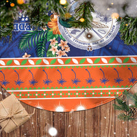 Marshall Islands Christmas Tree Skirt Marshallese Seal Meddi Kirijmoj