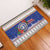 Northern Mariana Islands Christmas Rubber Doormat Poinsettia Filis Pasgua