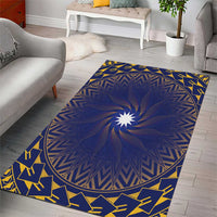 Nauru Angam Day Area Rug Polynesian Tribal Pattern Unique Style - Polynesian Pride