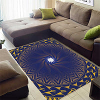 Nauru Angam Day Area Rug Polynesian Tribal Pattern Unique Style - Polynesian Pride