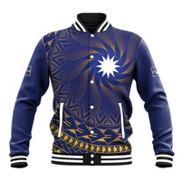 Nauru Angam Day Baseball Jacket Polynesian Tribal Pattern Unique Style - Polynesian Pride
