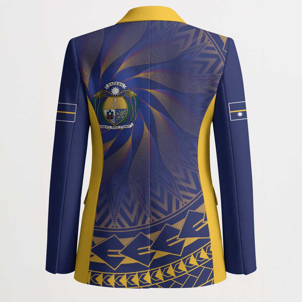 Nauru Angam Day Blazer Polynesian Tribal Pattern Unique Style - Polynesian Pride