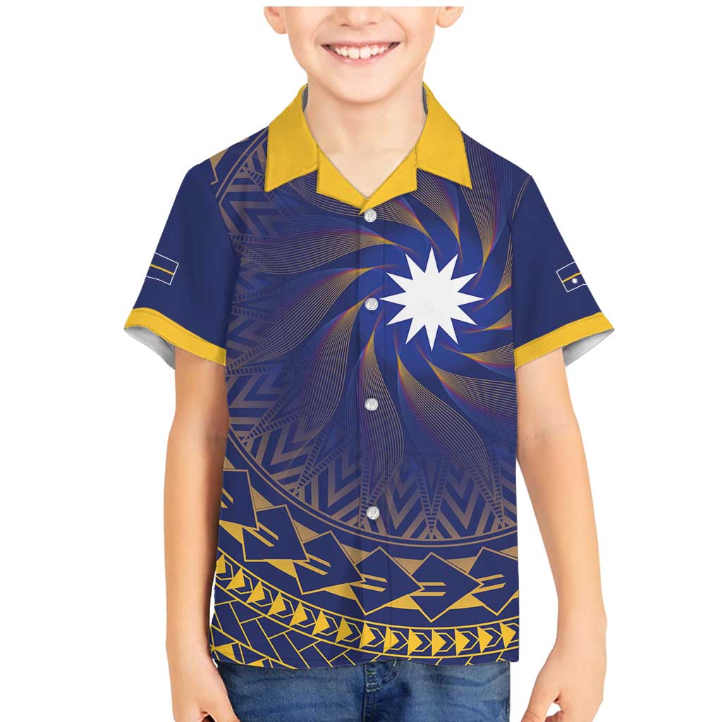 Nauru Angam Day Family Matching Mermaid Dress and Hawaiian Shirt Polynesian Tribal Pattern Unique Style - Polynesian Pride