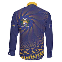 Nauru Angam Day Family Matching Tank Maxi Dress and Hawaiian Shirt Polynesian Tribal Pattern Unique Style - Polynesian Pride