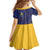 Nauru Angam Day Kid Short Sleeve Dress Polynesian Tribal Pattern Unique Style - Polynesian Pride