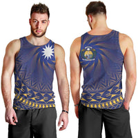 Nauru Angam Day Men Tank Top Polynesian Tribal Pattern Unique Style - Polynesian Pride