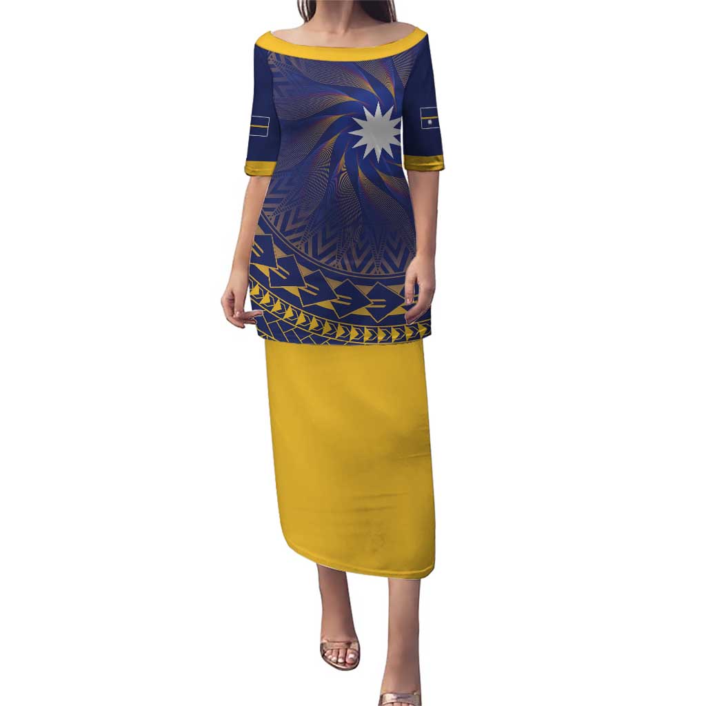 Nauru Angam Day Puletasi Polynesian Tribal Pattern Unique Style - Polynesian Pride