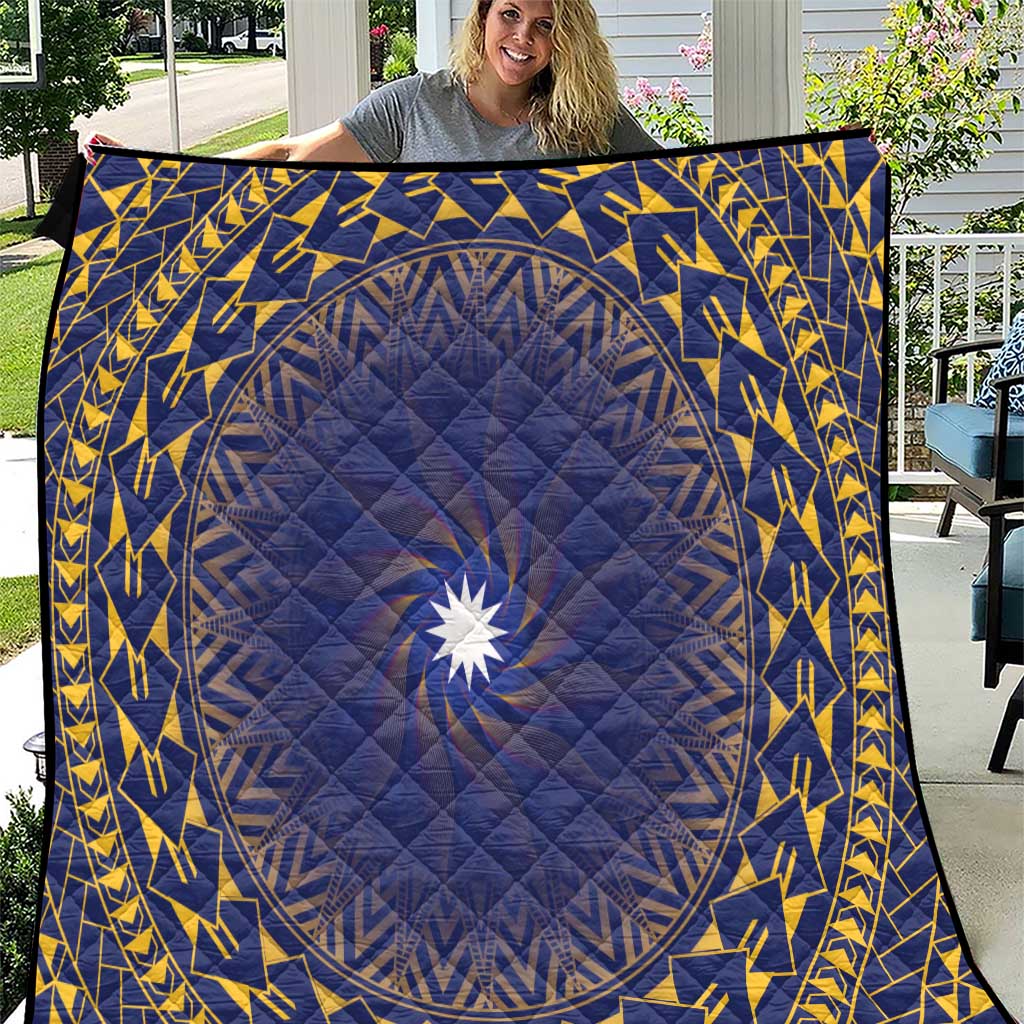 Nauru Angam Day Quilt Polynesian Tribal Pattern Unique Style - Polynesian Pride