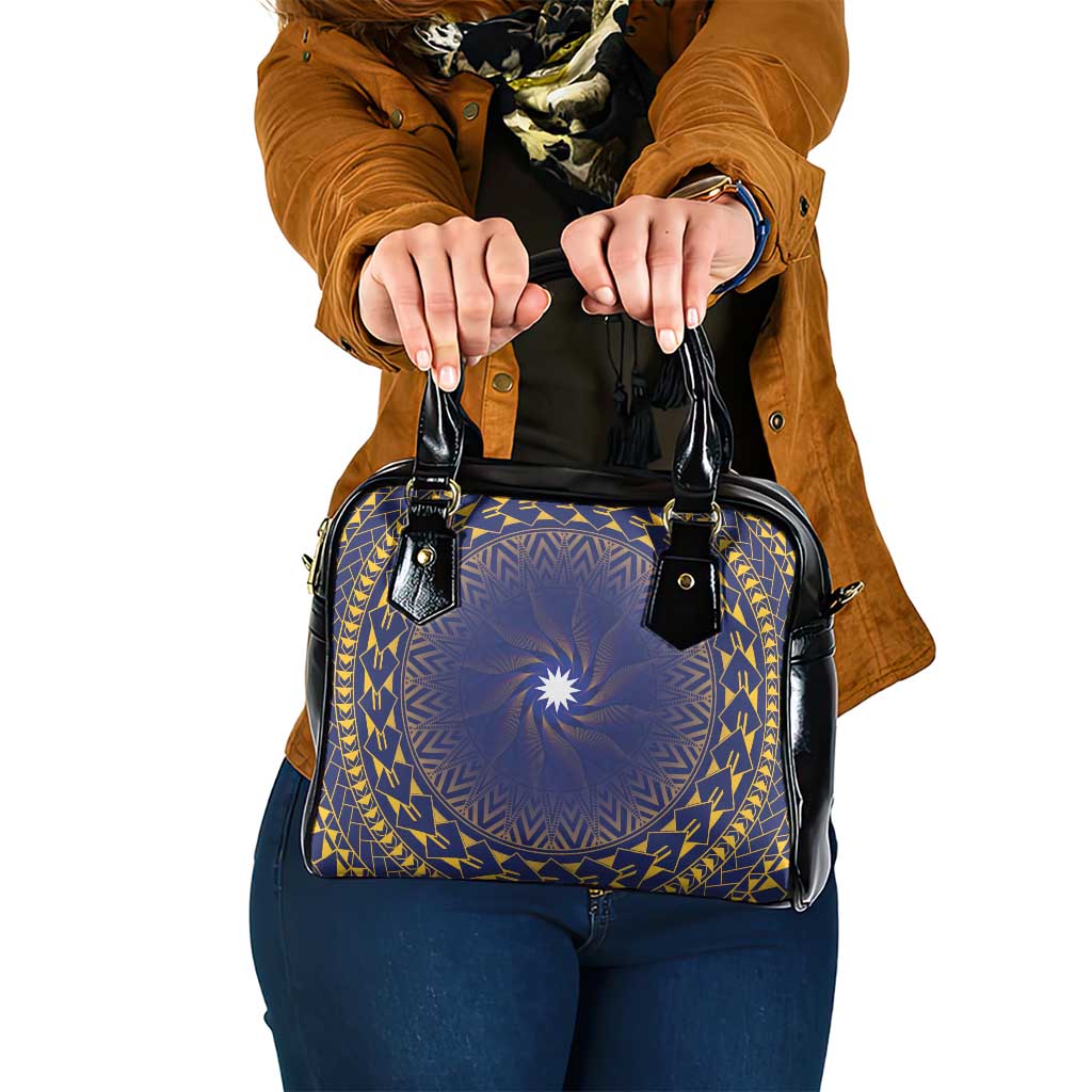 Nauru Angam Day Shoulder Handbag Polynesian Tribal Pattern Unique Style - Polynesian Pride