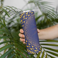Nauru Angam Day Skinny Tumbler Polynesian Tribal Pattern Unique Style - Polynesian Pride