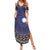 Nauru Angam Day Summer Maxi Dress Polynesian Tribal Pattern Unique Style - Polynesian Pride