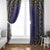 Nauru Angam Day Window Curtain Polynesian Tribal Pattern Unique Style - Polynesian Pride