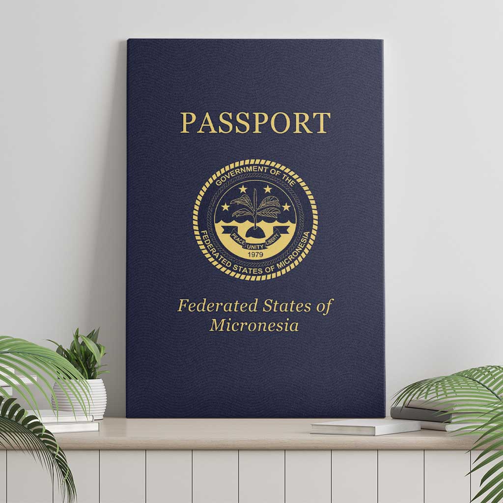 Federated States Of Micronesia Canvas Wall Art FSM Passport - Polynesian Pride