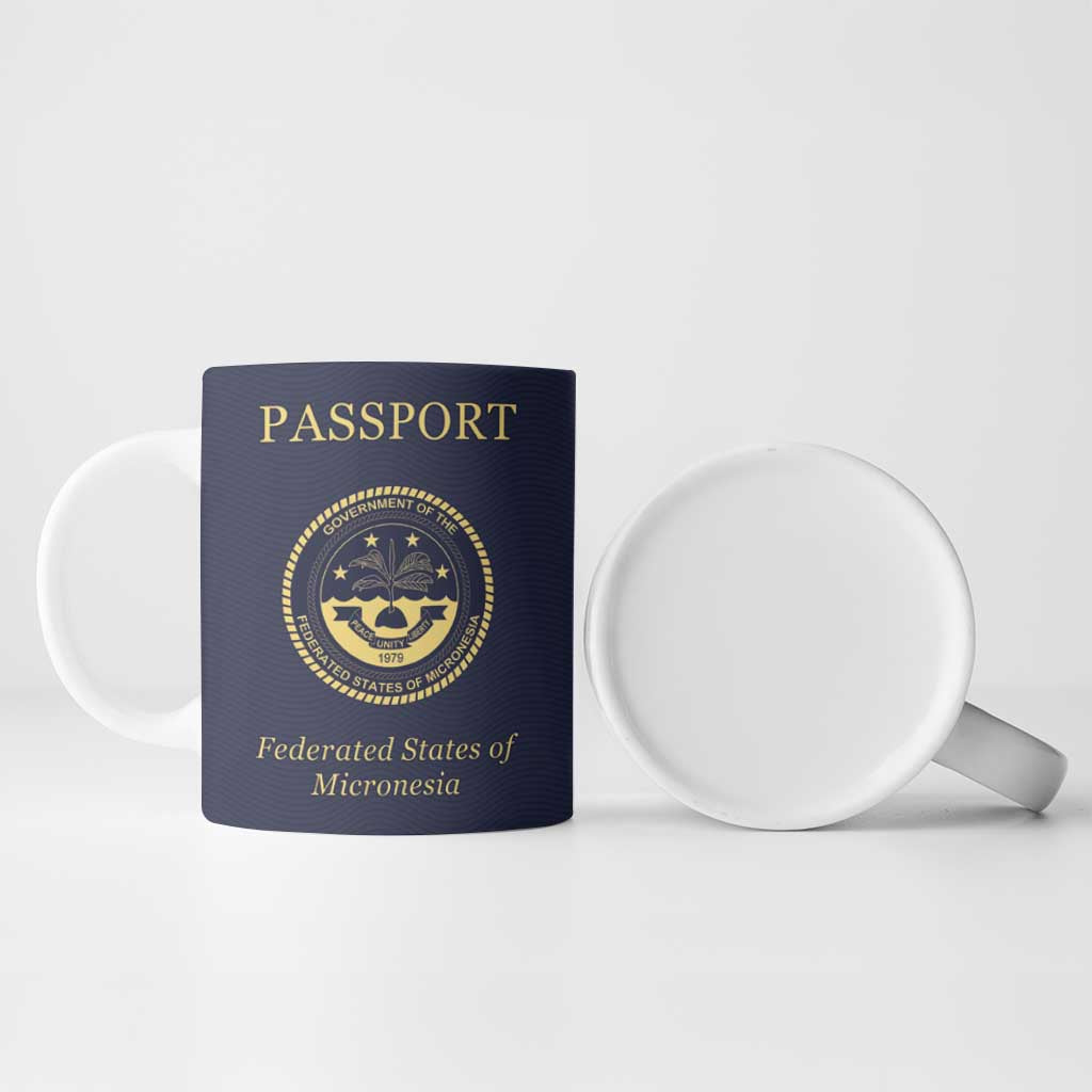 Personalised Federated States Of Micronesia Ceramic Mug FSM Passport - Polynesian Pride