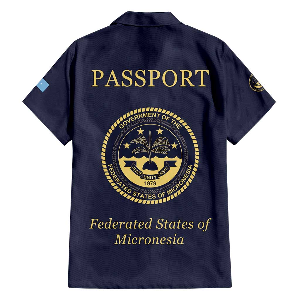 Personalised Federated States Of Micronesia Family Matching Puletasi and Hawaiian Shirt FSM Passport - Polynesian Pride
